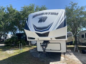 Ups and Downs of Moving to Tallahassee, FL. 15 2016 Grand Design Momentum M-Class 388M Toy Hauler