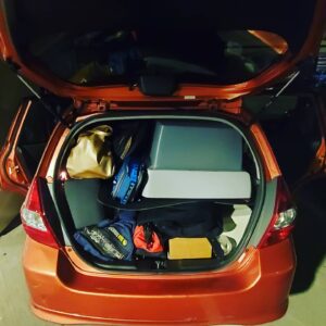Ups and Downs of Moving to Tallahassee, FL. 7 Tinas Packed Honda Fit