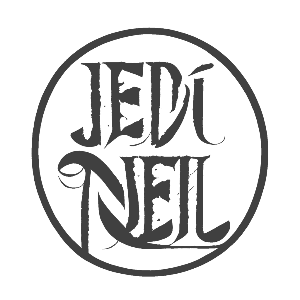 Digital Art by JediNeil 1 JediNeil Logo Black Transparent